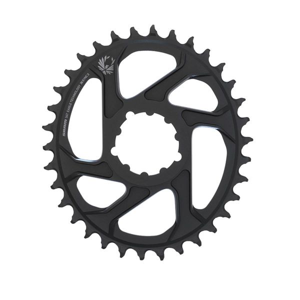 Sram Chain Ring X-sync 2 Oval 34t Direct Mount 3mm Offset Boost Alum Eagle Black 34t click to zoom image