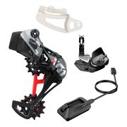 Sram X01 Eagle Axs Upgrade Kit (Rear Der W/Battery And Battery Protector, Rocker Paddle Controller W/Clamp, Charger/Cord, Chain Gap Tool)  Red  click to zoom image