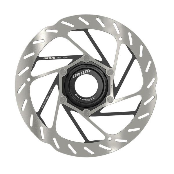 Sram Rotor - Hs2 Center Lock (Lockring Sold Separately) Rounded 180mm click to zoom image