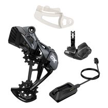 Sram GX Eagle Axs Upgrade Kit (Rear Der W/Battery, Controller W/Clamp, Charger/Cord, Chain Gap Tool): Black