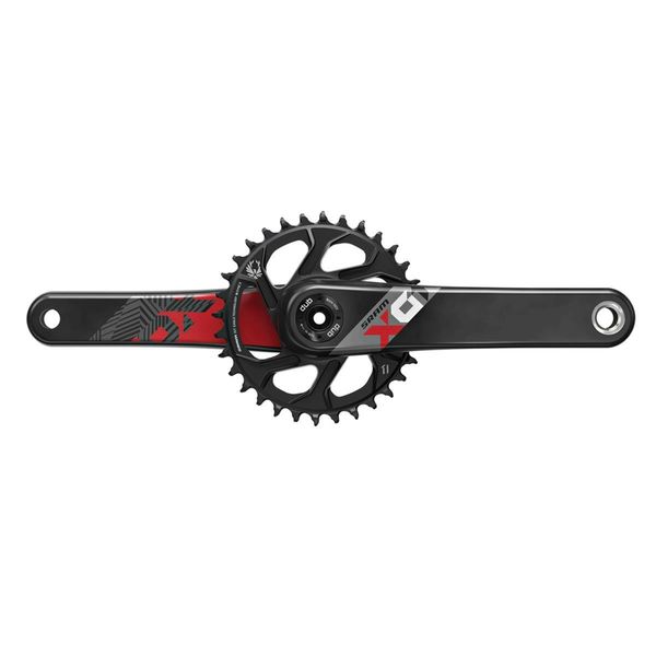Sram Crank X01 Eagle Fat Bike 5" Dub 12s W Direct Mount 30t X-sync 2 Chainring (Dub Cups/Bearings Not Included) Black click to zoom image