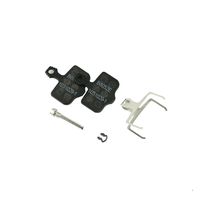 Sram Disc Brake Pads - Organic/Steel (Quiet) - (Includes Guide Pin, Clip and Pad Spreader) - Level Tl/Level T/Level/Level Ult/Tlm B1 (+)/Db/Elixir/2 Piece Road - Oe Road Pad Black