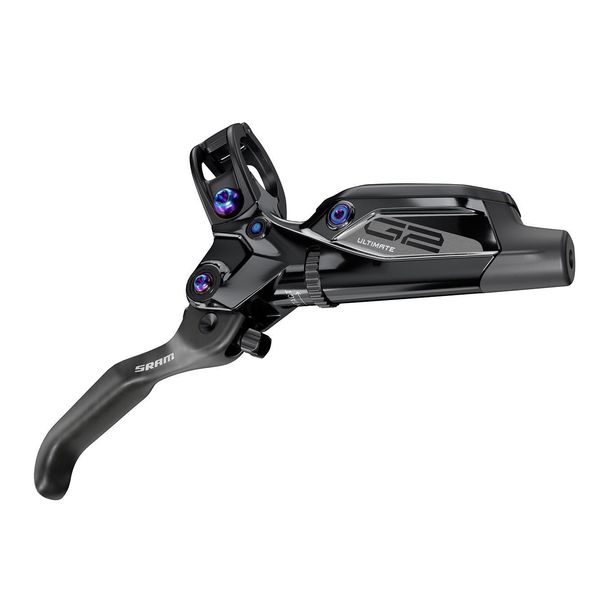 Sram Brake G2 Ultimate, Carbon Lever, Rainbow Hardware, Reach, Swinglink, Contact, Front 950mm Hose (Includes Mmx Clamp, Rotor/Bracket Sold Separately) A2 Gloss Black 950mm click to zoom image