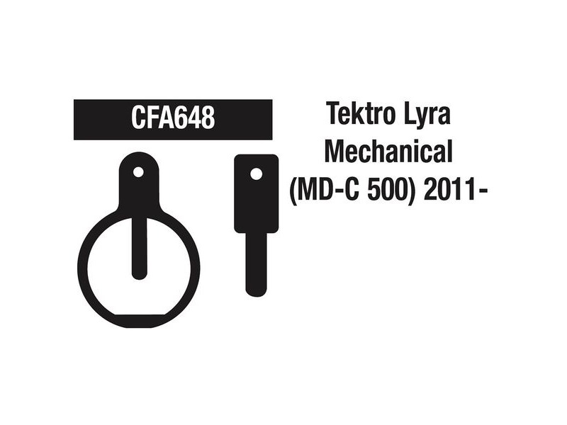 EBC Tektro Lyra Mechanical (MD-C500) Green Disc Brake Pad click to zoom image