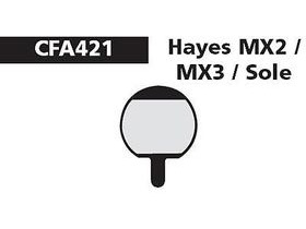 EBC Hayes MX2/3 &amp; Sole Green Disc Brake Pad