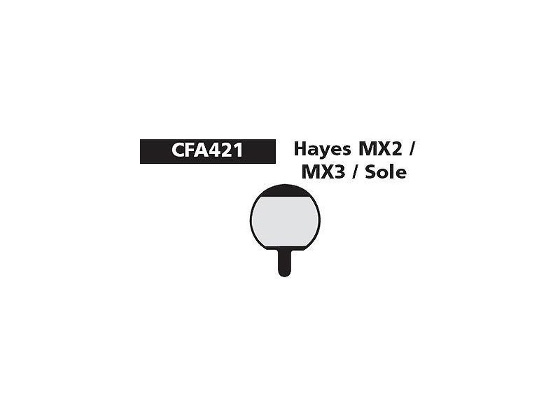 EBC Hayes MX 2+3 and Sole Red Disc Brake Pad click to zoom image