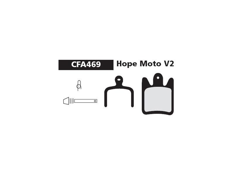 EBC Hope Moto V2 Green Disc Brake Pad click to zoom image
