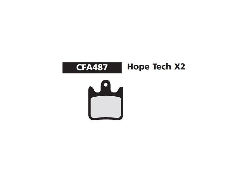 EBC Hope X2 Gold Disc Brake Pad click to zoom image