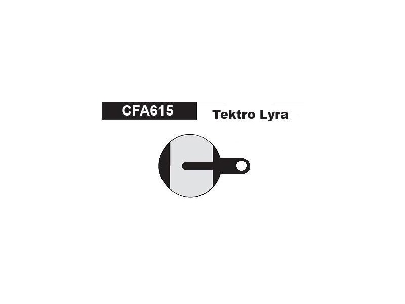 EBC Tektro Lyra 10x.11 Green Disc Brake Pad click to zoom image