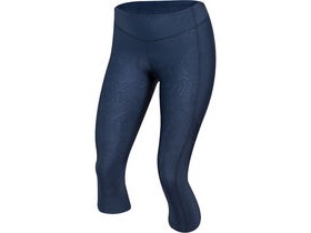 Pearl Izumi Women's Escape Sugar Cycling 3/4 Tight, Navy Phyllite Texture