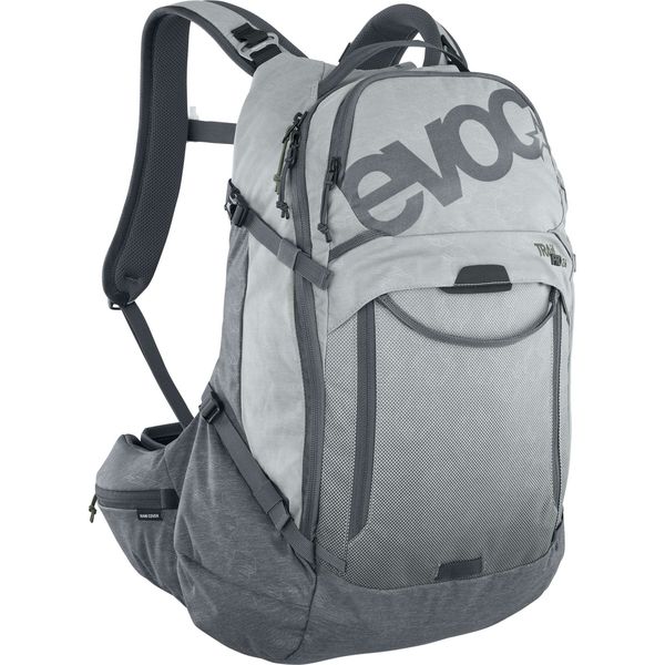 Evoc Trail Pro Protector Backpack 26l 2023: Stone/Carbon Grey click to zoom image