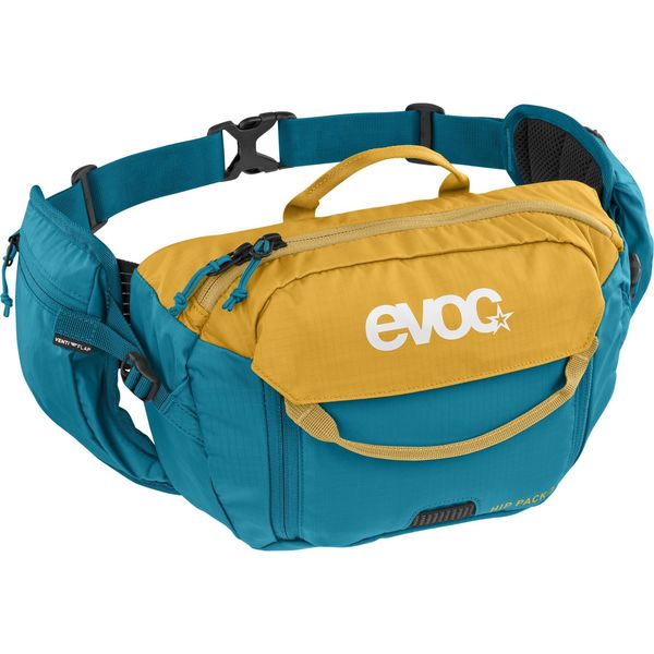 Evoc Hip Pack Hydration Pack 3l + 1.5l Bladder 2023: Loam/Ocean One Size click to zoom image