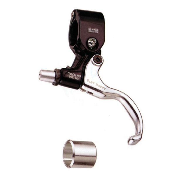 Dia-Compe TECH 99 Dirt Harry Left Hand - Double bent lever with hinged clamp & shim click to zoom image