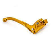 Dia-Compe 132MT45 Pair - Classic Old School BMX, 22.2mm clamp, 45Deg bent lever 22.2mm Gold  click to zoom image