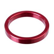 Dia-Compe Headset Spacer 11/8" Alloy 5mm Pack of 10 5mm Red  click to zoom image