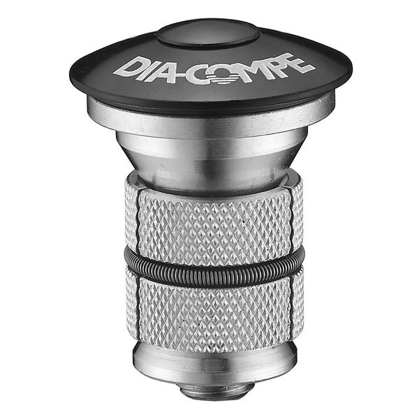 Dia-Compe Expander Bolt and Top Cap Black 22-24mm click to zoom image