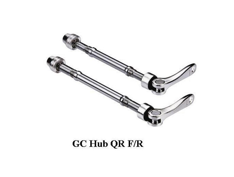 Dia-Compe Track Hub QR Axle Kit Rear - Converts Nut type axle to QR type 10mm click to zoom image