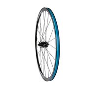 Halo White Line Road Disc Front Dyno Disc rim on SP PD-8 Dynamo Disc front hub, QR9 ends. 24H 