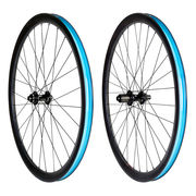 Halo Carbaura XCD35 Road Pair 35mm deep carbon Disc rim, 28H Ft/32H Rr 11sp Shimano 