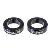 Halo Boost Ft Axle Spacers CNC 6061 alloy spacers. 2 pces 12/19mm x 5mm 