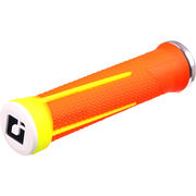 Odi AG1 MTB Lock On 135mm 135 mm Orange / Yellow  click to zoom image