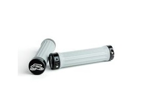 Renthal Traction Lock-On Grips 130mm Light Grey