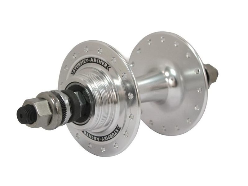 Sturmey Archer Track Hub Rear Silver 32H click to zoom image