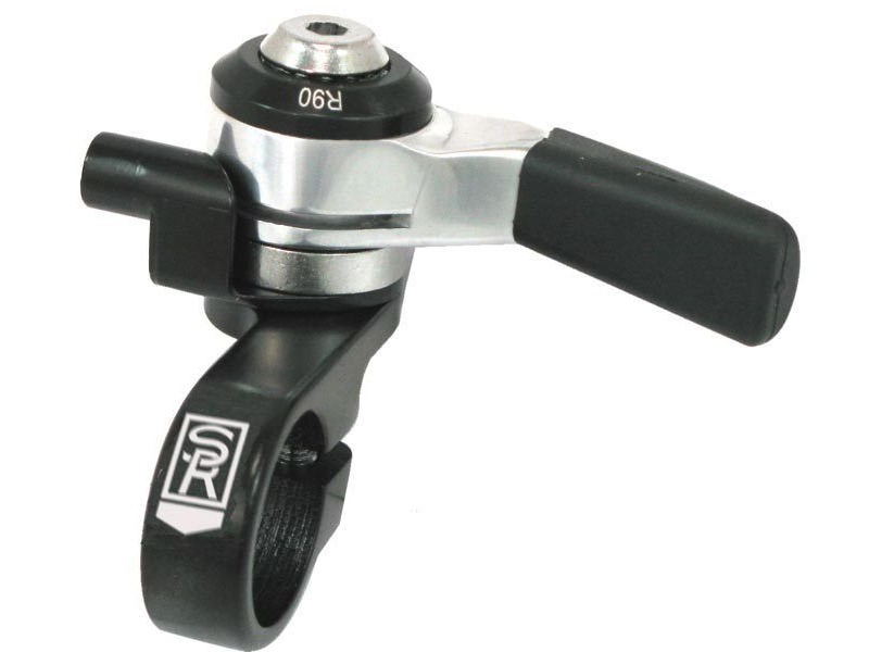 Sunrace R90 LH Thumbie, Thumbshifter - Alloy. Left Hand. Friction. click to zoom image