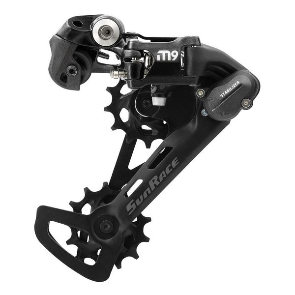 Sunrace RDM900 MD Rear Mech Direct Mount, Mid Cage, Chain Stabiliser, 9spd. Alloy click to zoom image