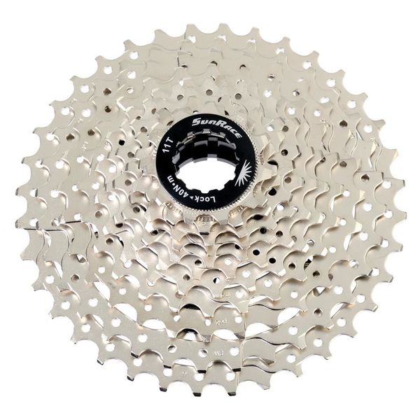 Sunrace MS8 11spd Index Shimano/SRAM - Fluid drive+ cogs, Alloy spacers and Lockring, 11-40T click to zoom image