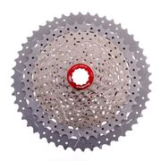 Sunrace MX80 11sp Index Shimano/SRAM - Fluid drive+ cogs, Alloy spacers and Lockring, 11-51T BlackChrome 