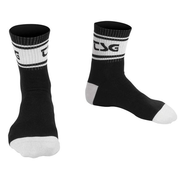 TSG Logo Socks Black/White click to zoom image