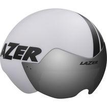Lazer Victor Helmet, Matt White Stripes