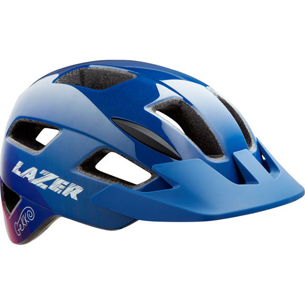 Lazer Gekko Helmet, Blue/Pink, Uni-Youth click to zoom image