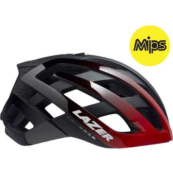 Lazer Genesis MIPS Helmet, Red/Black click to zoom image