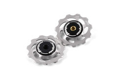 Hope 11 Tooth Jockey Wheels - Pair  Silver  click to zoom image