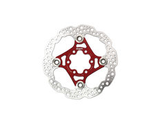 Hope Floating Disc 140mm 6 Bolt  Red  click to zoom image