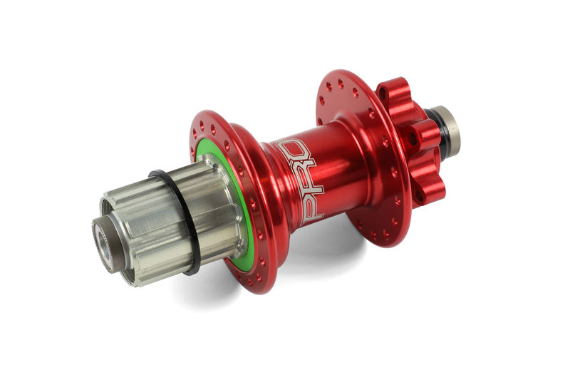 Hope PRO 4 Rear Hub 28H Red click to zoom image