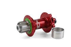 Hope PRO 4 Rear Hub Red Trial/SS 32H 135 x 12mm  click to zoom image