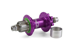 Hope PRO 4 Rear Hub Purple Trial/SS 36H 135mm  click to zoom image