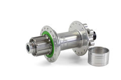 Hope PRO 4 Rear Hub Silver Trial/SS 32H 142 x 12mm  click to zoom image
