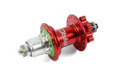 Hope PRO 4 Rear 28H Red 135 x QR Sram XD Freehub  click to zoom image