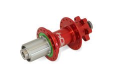 Hope PRO 4 Rear 36H Red 150 x 12mm Shimano Steel Freehub  click to zoom image
