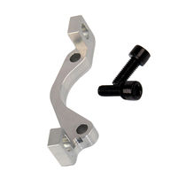 Hope 74mm Post Mount to IS Caliper + 20mm - Silver