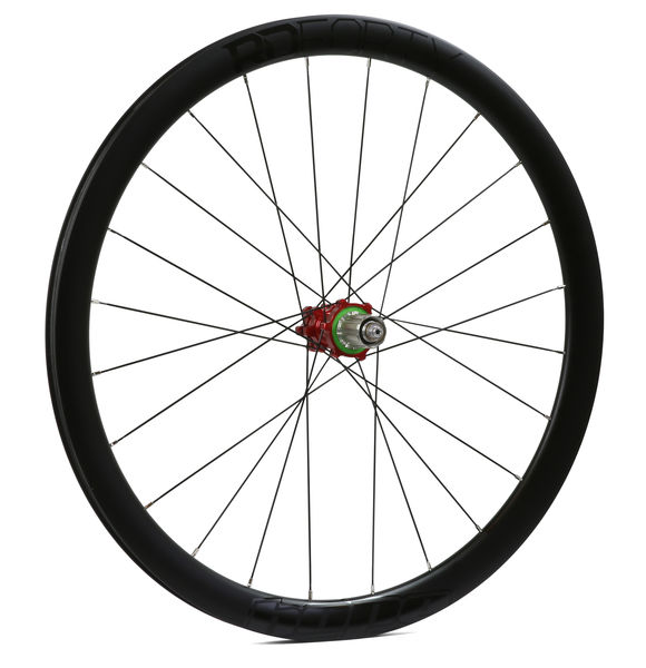 Hope Rear Wheel - RD40 Carbon - RS4 6B - Red click to zoom image
