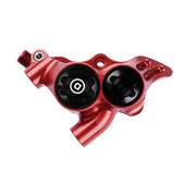 Hope RX4+ Caliper Complete - FM - DOT  Red  click to zoom image