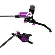 Hope Tech 4 X2 (No Rotor) Left Black / Purple  click to zoom image
