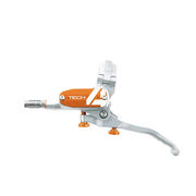 Hope Tech 4 Master Cylinder Brake Lever Complete Right Silver/Orange  click to zoom image