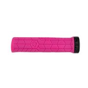 RaceFace Getta Grip Lock-On Grips Magenta / Black click to zoom image