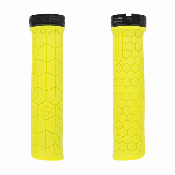 RaceFace Getta Grip Lock-On Grips Yellow / Black click to zoom image